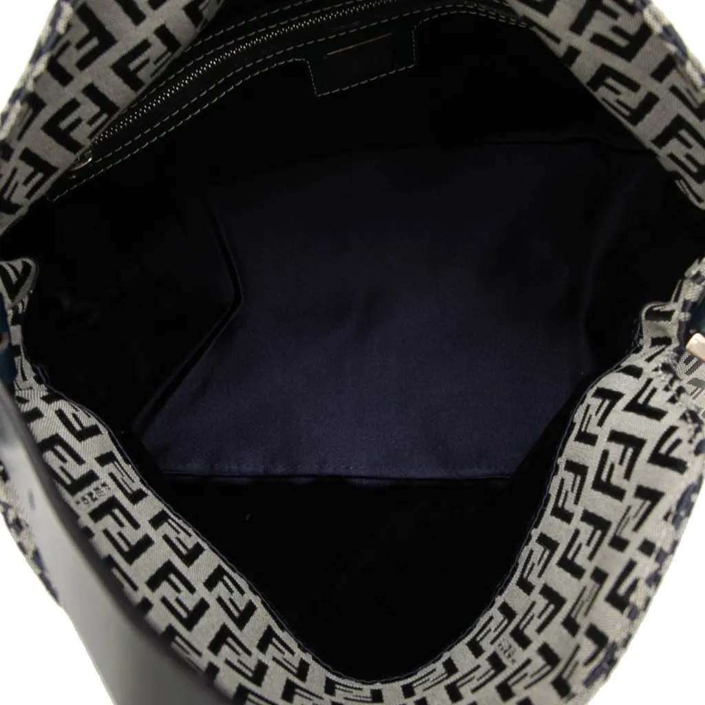 Fendi Zucchino  Canvas Double Flap Mamma MultiColor Canvas Very good - Model View