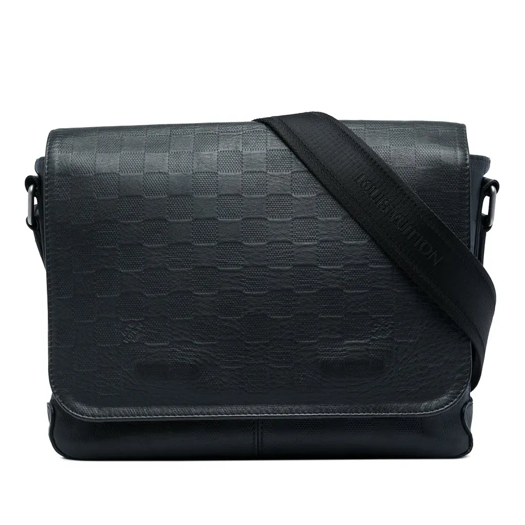 Louis Vuitton Damier Infini District Black Leather Very good - Front View