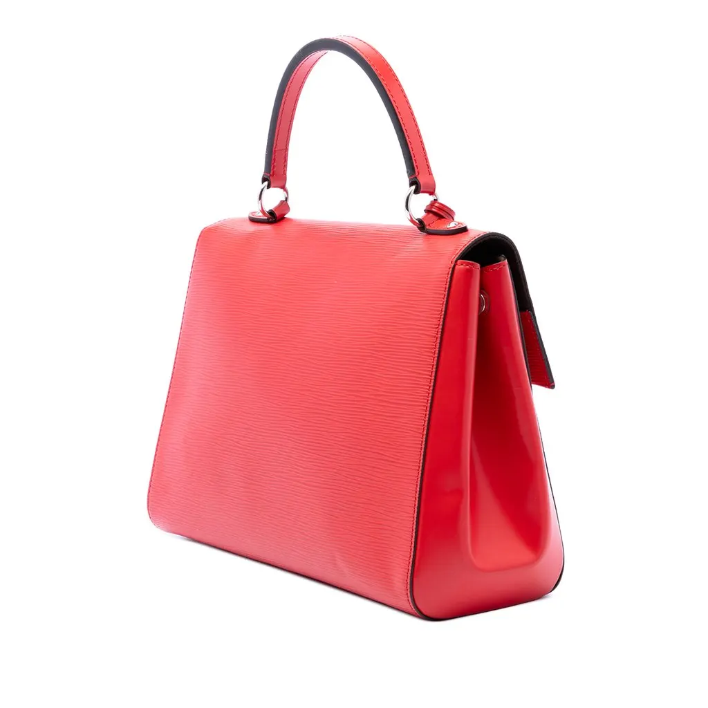 Louis Vuitton Epi Cluny MM Red Leather Good - Back View
