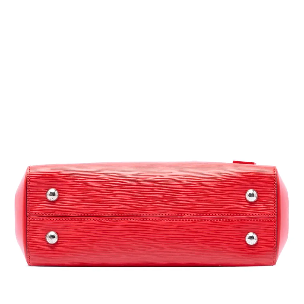 Louis Vuitton Epi Cluny MM Red Leather Good - Inside View