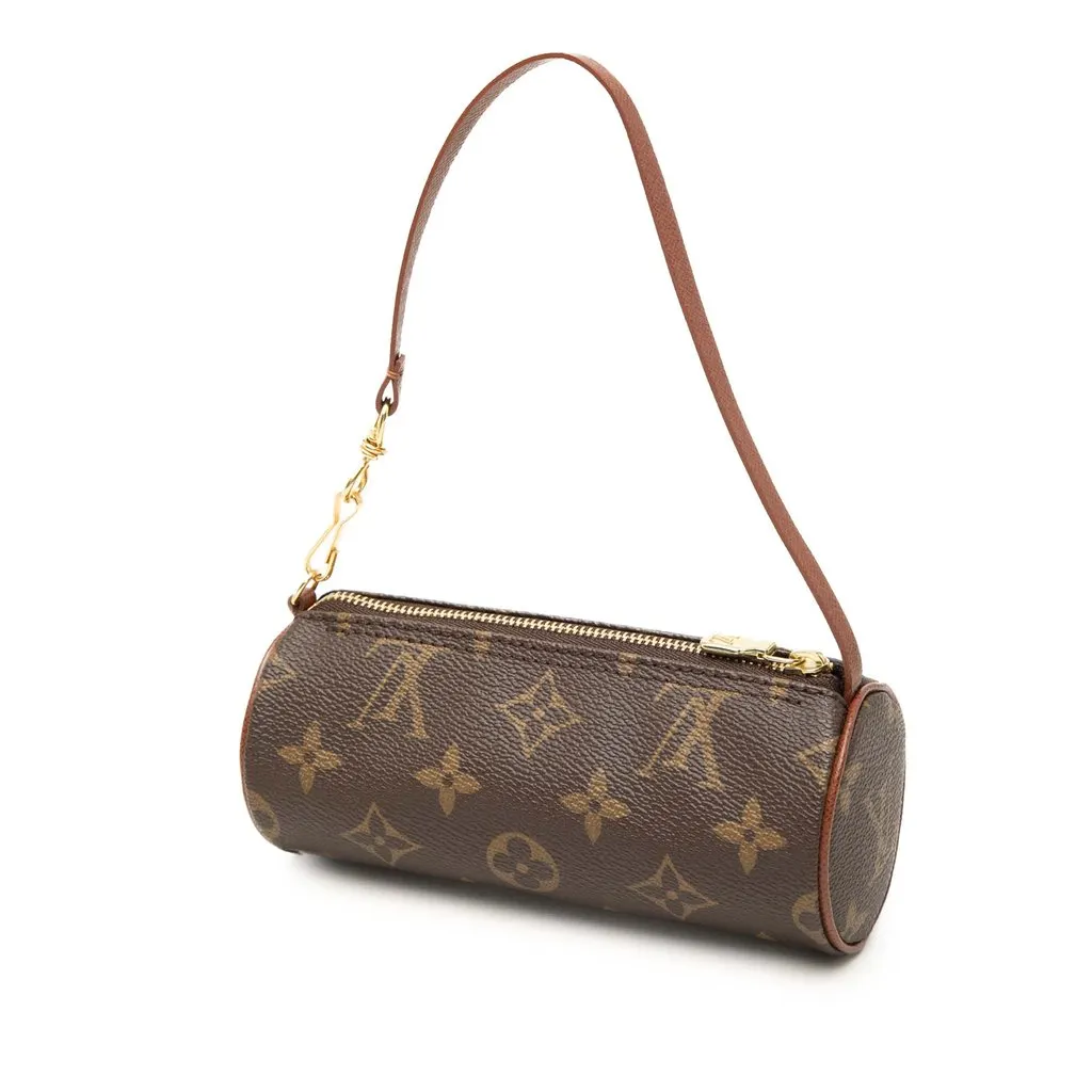 Louis Vuitton Monogram Papillon Pochette Brown Very good - Back View