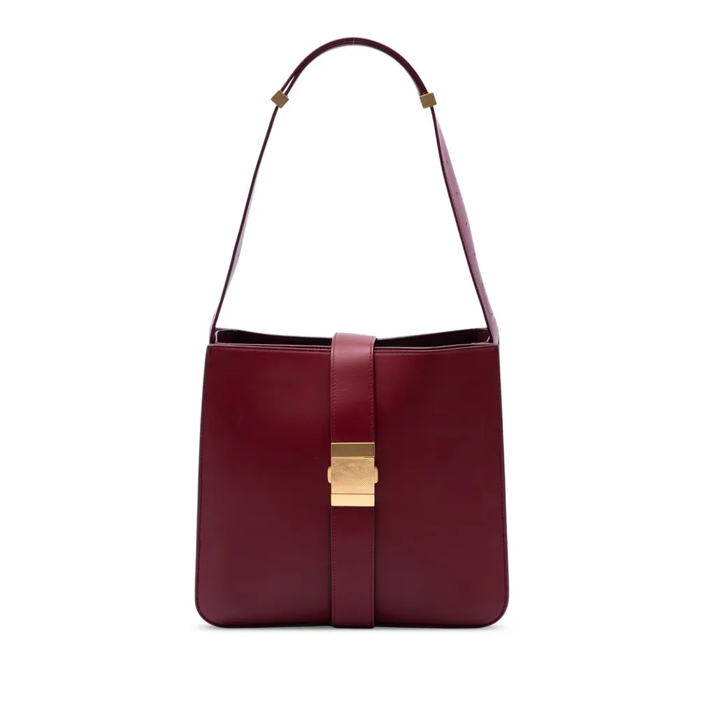 Bottega Veneta Nappa Marie Shoulder Bag Red Leather Very good - Front View