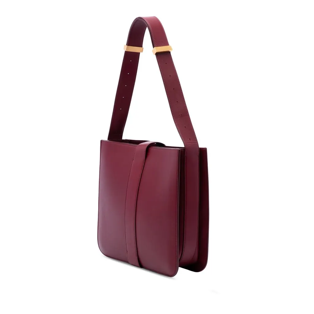 Bottega Veneta Nappa Marie Shoulder Bag Red Leather Very good - Back View