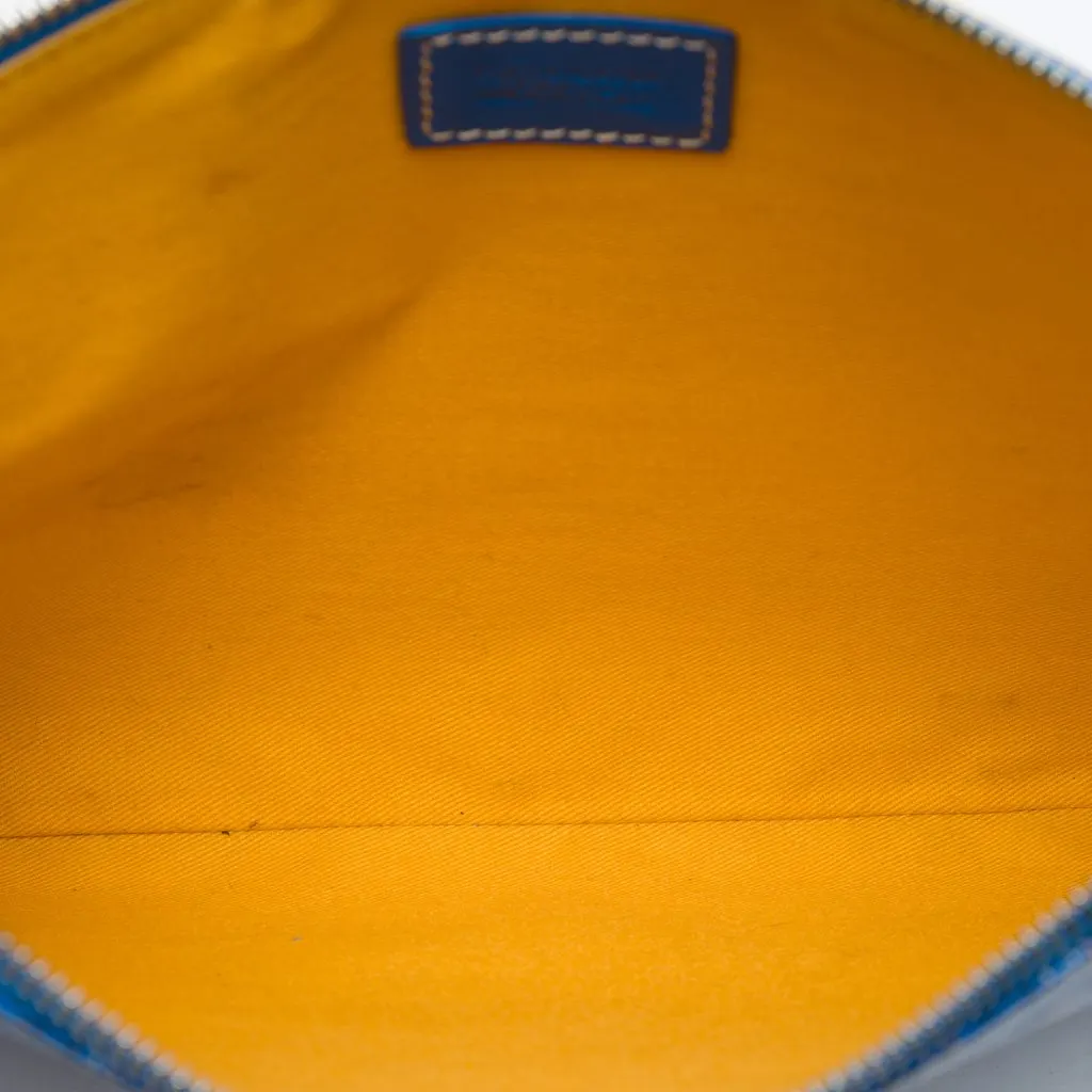 Goyard Goyardine Senat MM Blue Very good - Model View