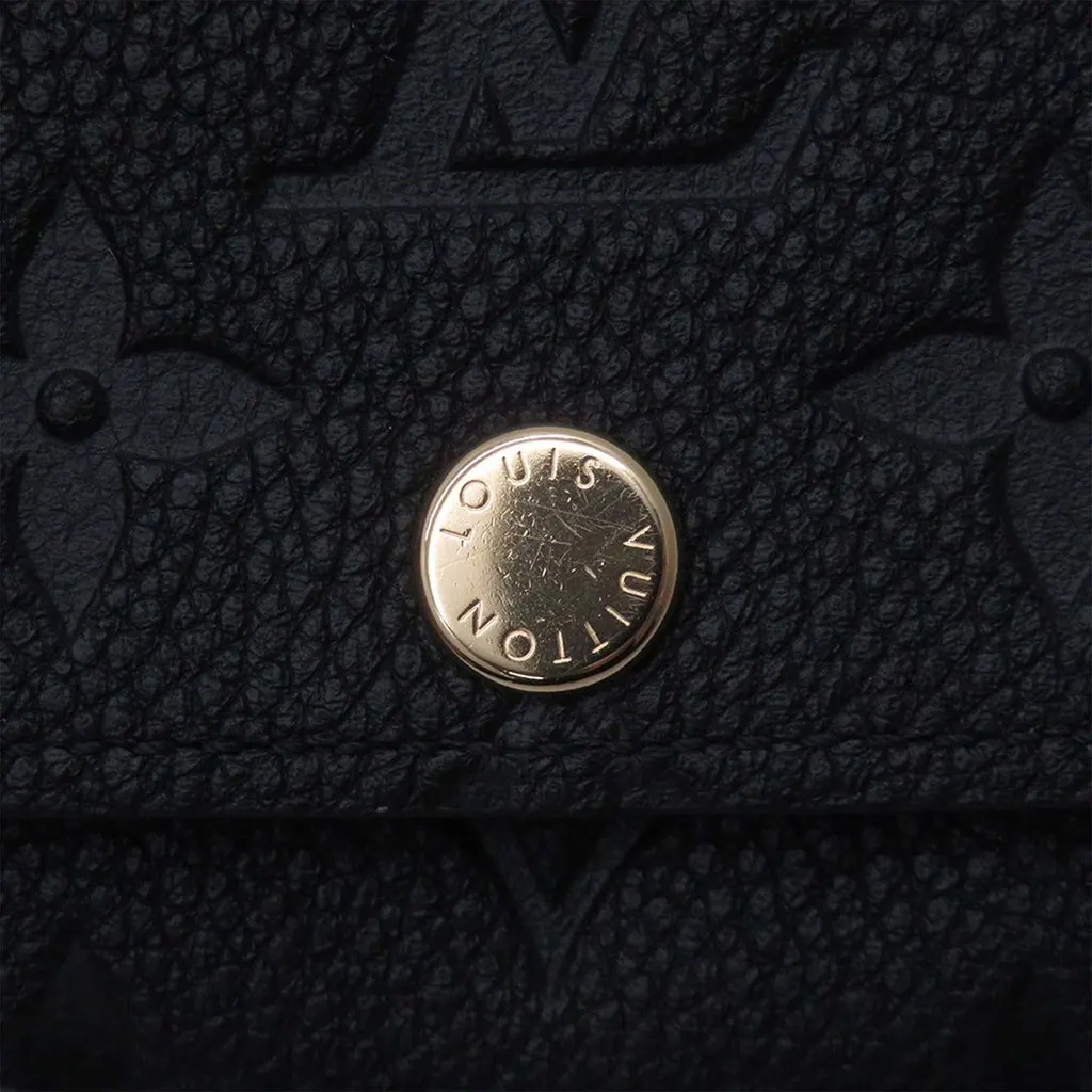 Louis Vuitton Monogram Empreinte 6 Key Holder Black Leather Very good - Model View