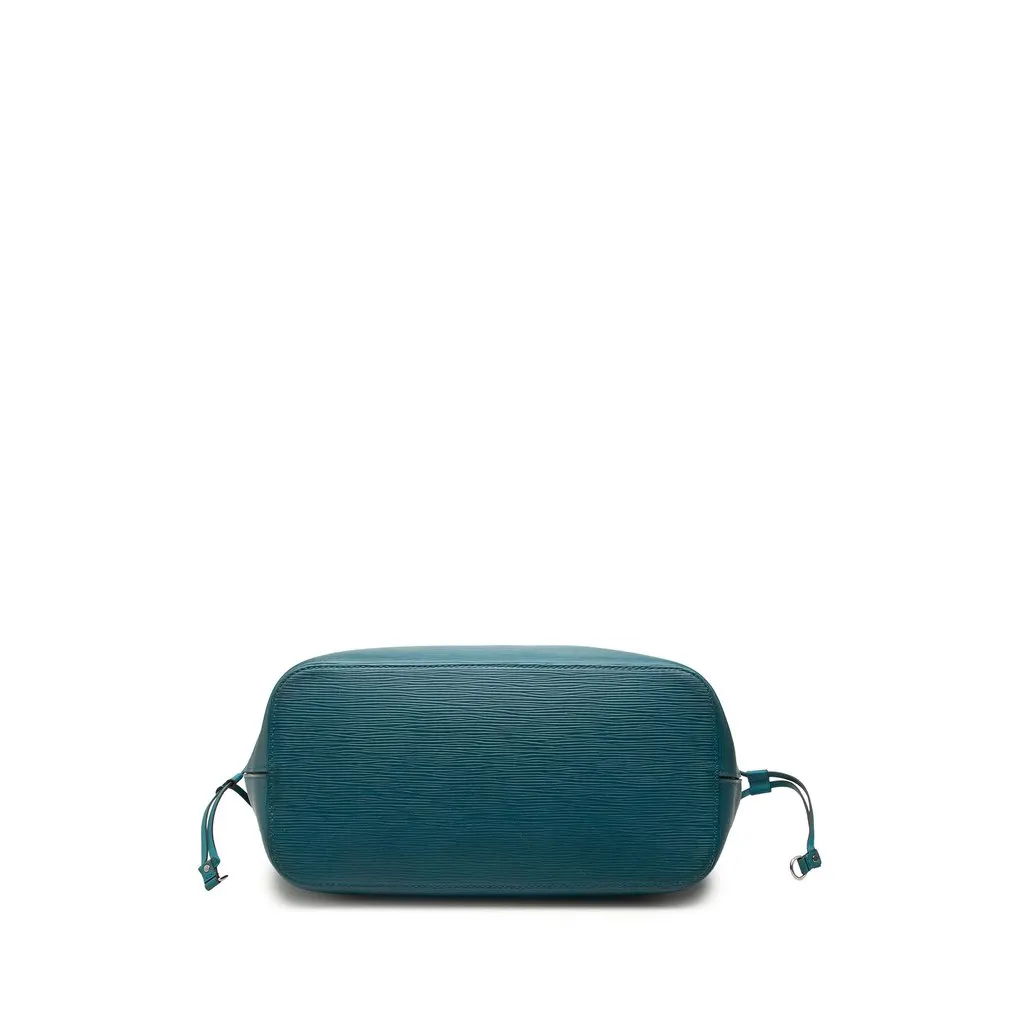 Louis Vuitton Epi Neverfull MM Blue Leather Good - Inside View