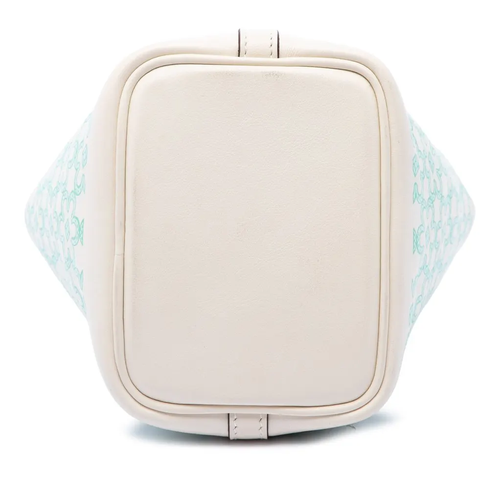 Hermès Micro Swift Lucky Daisy Picotin Lock 14 White Leather Very good - Inside View