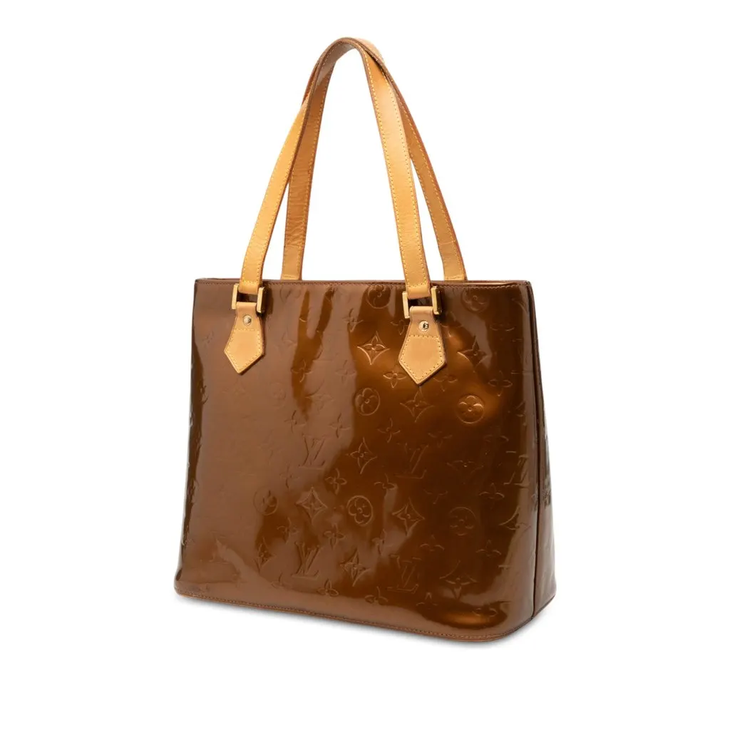 Louis Vuitton Monogram Vernis Houston Brown Leather Good - Back View
