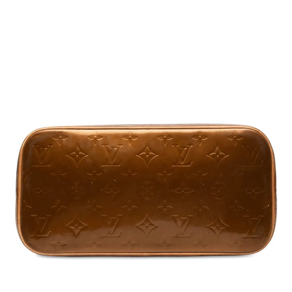 Louis Vuitton Monogram Vernis Houston Brown Leather Good - Inside View