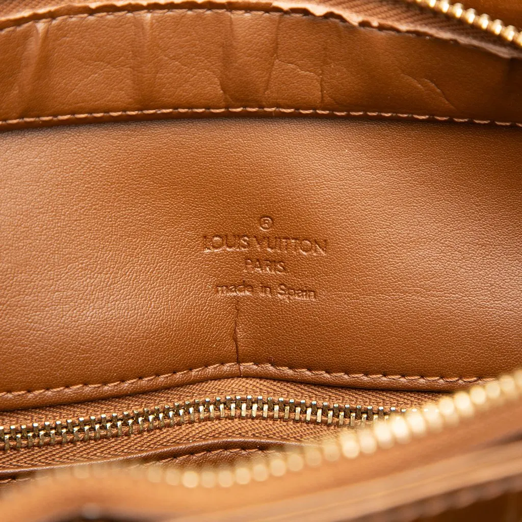 Louis Vuitton Monogram Vernis Houston Brown Leather Good - Box View