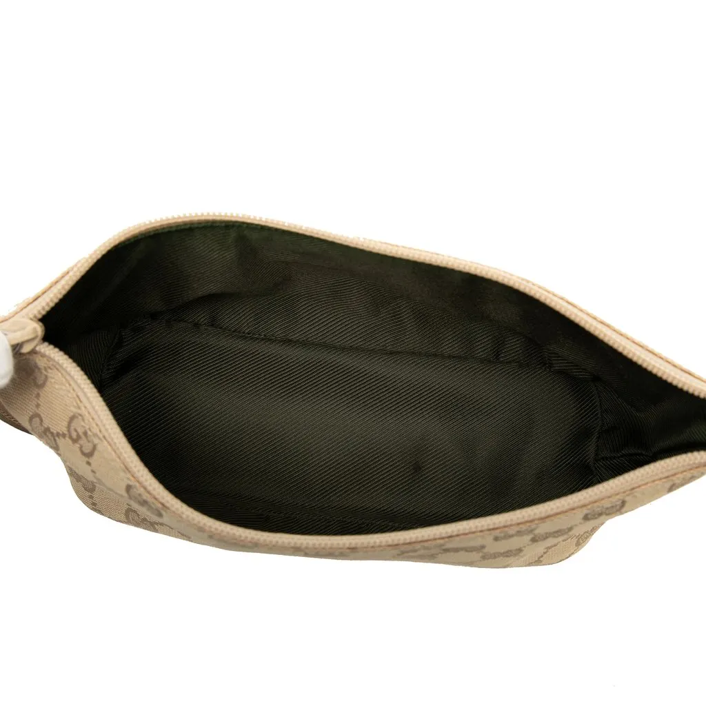 Gucci GG Canvas Boat Beige Canvas Good - Model View