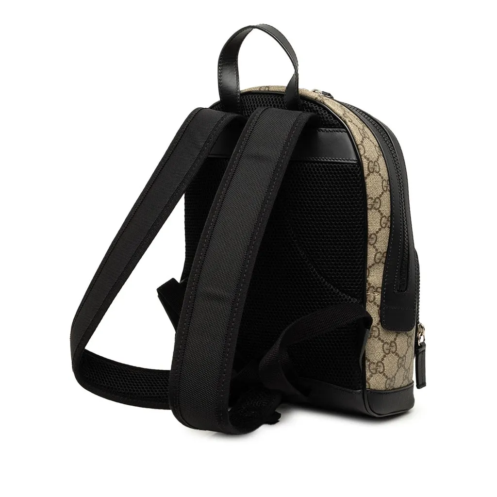 Gucci Small GG Supreme Eden Day Backpack Beige Canvas Very good - Back View