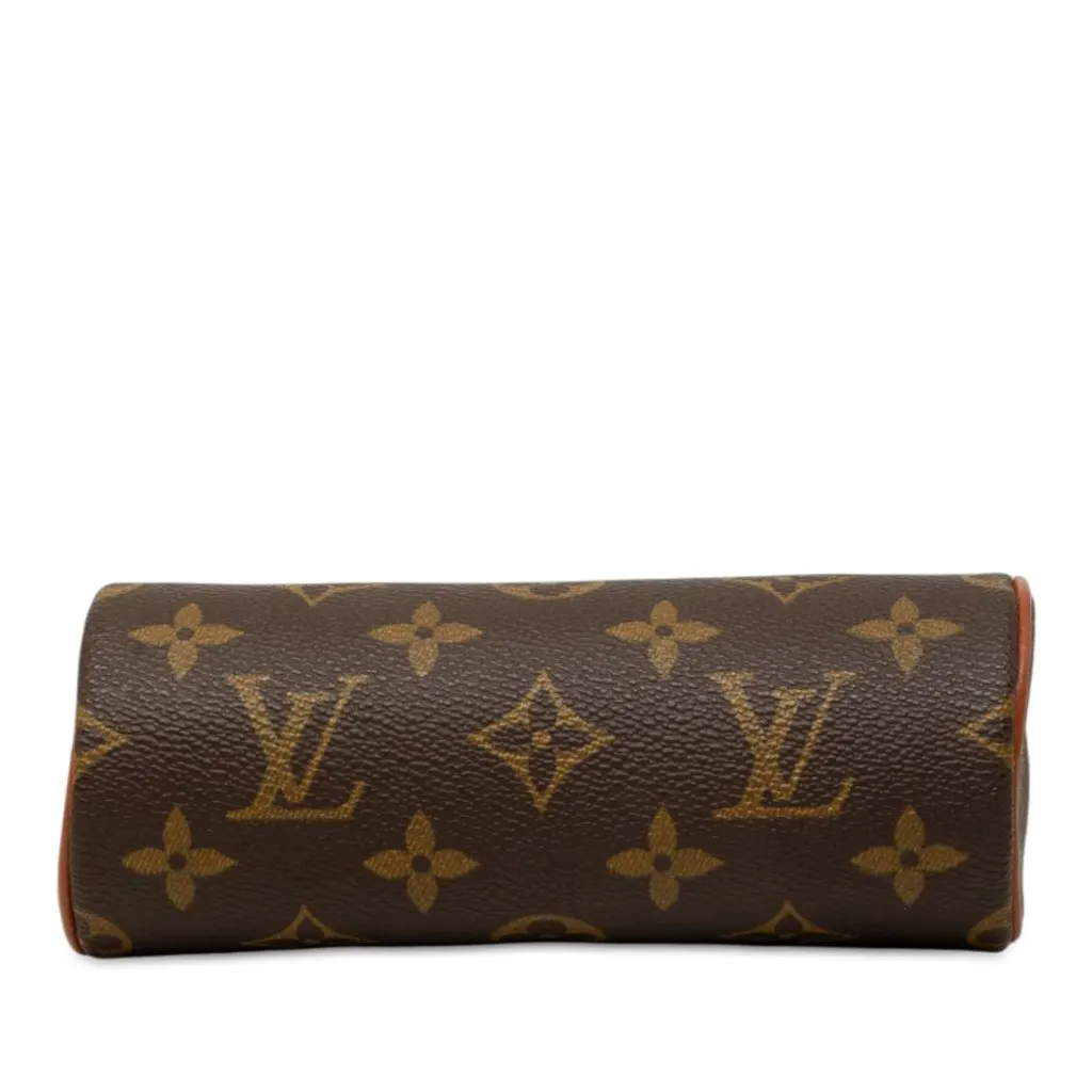 Louis Vuitton Monogram Papillon Pochette Brown Canvas Good - Inside View