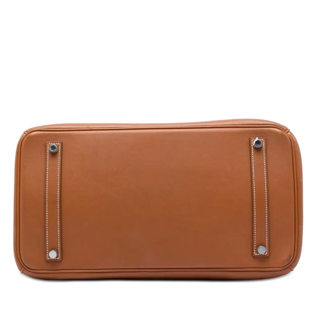 Hermès Tadelakt Birkin Retourne 35 Brown Leather Very good - Inside View