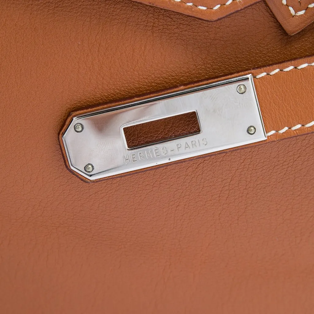 Hermès Tadelakt Birkin Retourne 35 Brown Leather Very good - Box View