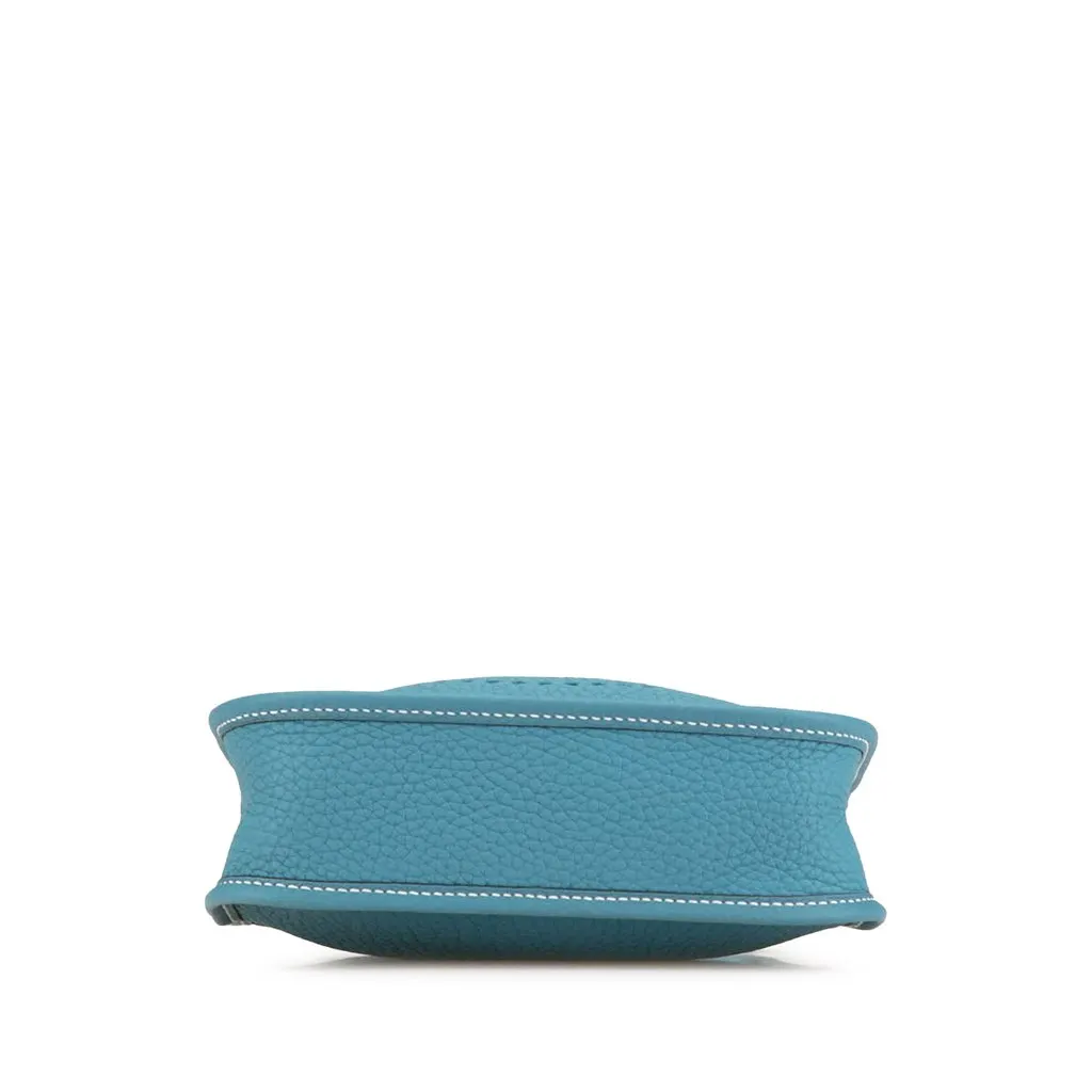Hermès Clemence Evelyne III TPM Blue Leather Very good - Inside View