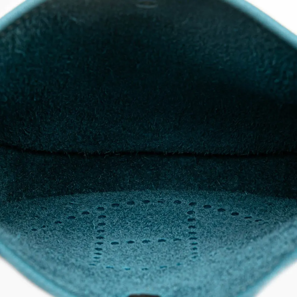 Hermès Clemence Evelyne III TPM Blue Leather Very good - Model View