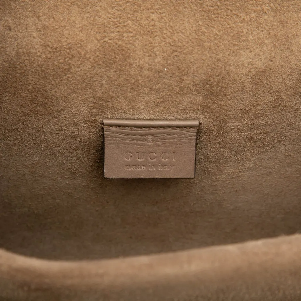Gucci Small GG Supreme Dionysus Crossbody Beige Canvas Very good - Box View