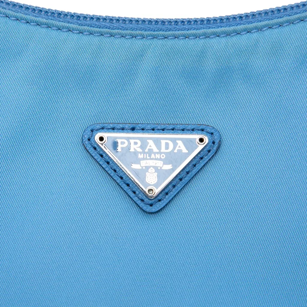 Prada Mini Tessuto Re Edition 2000 Shoulder Bag Blue Polyamide Very good - Box View