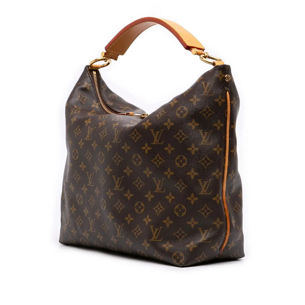 Louis Vuitton Monogram Sully MM Brown Very good - Back View