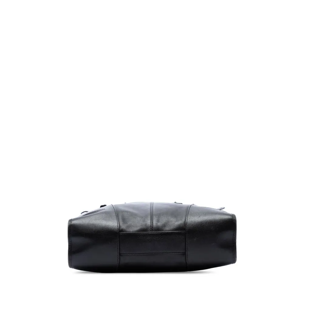 Dior Leather Vertical Tote Black Leather Very good - Inside View