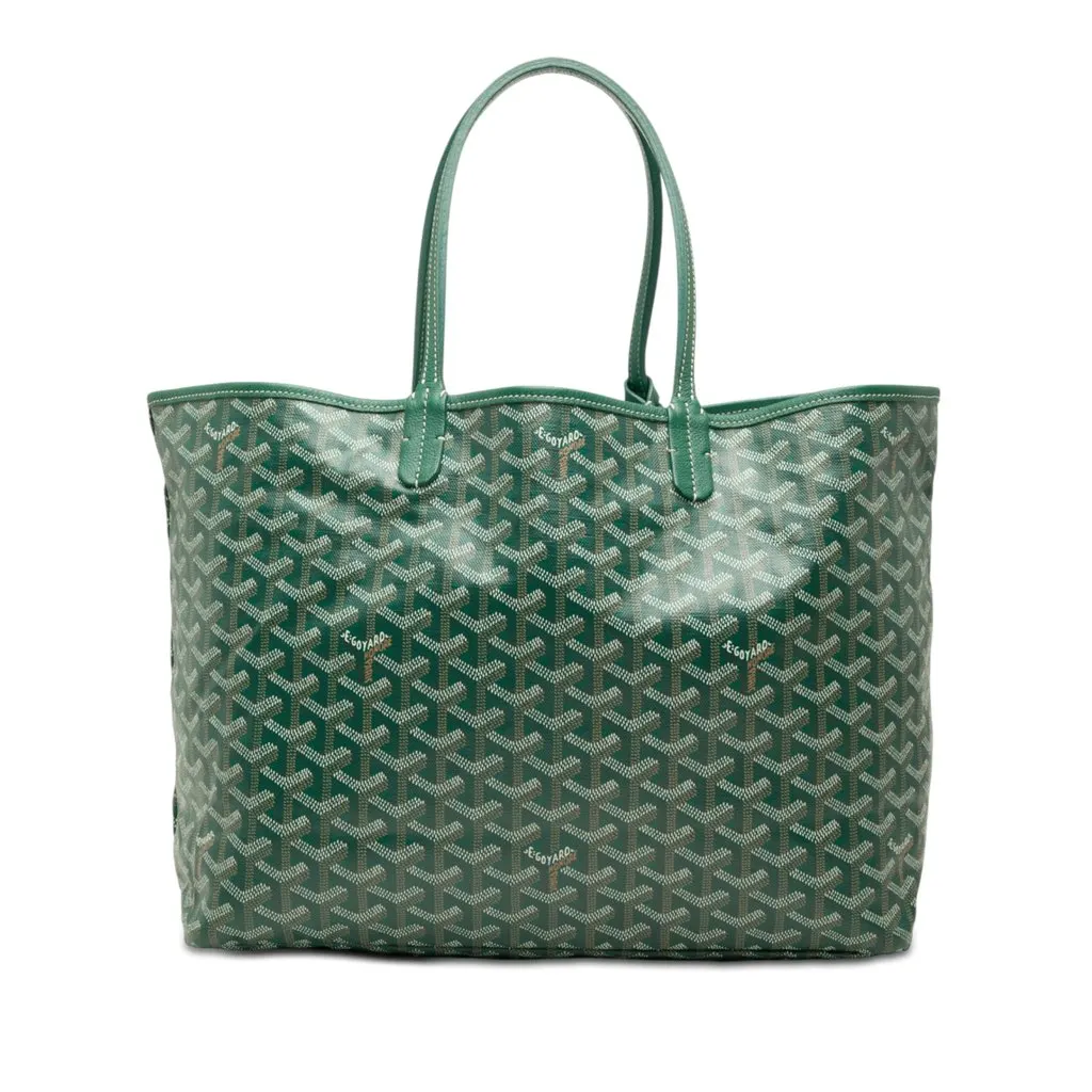 Goyard Goyardine Saint Louis PM Green Very good - Front View