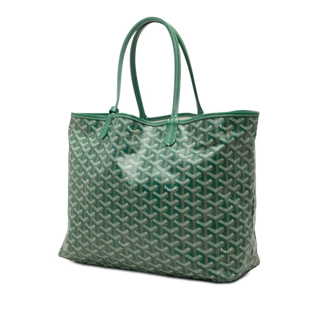 Goyard Goyardine Saint Louis PM Green Very good - Back View