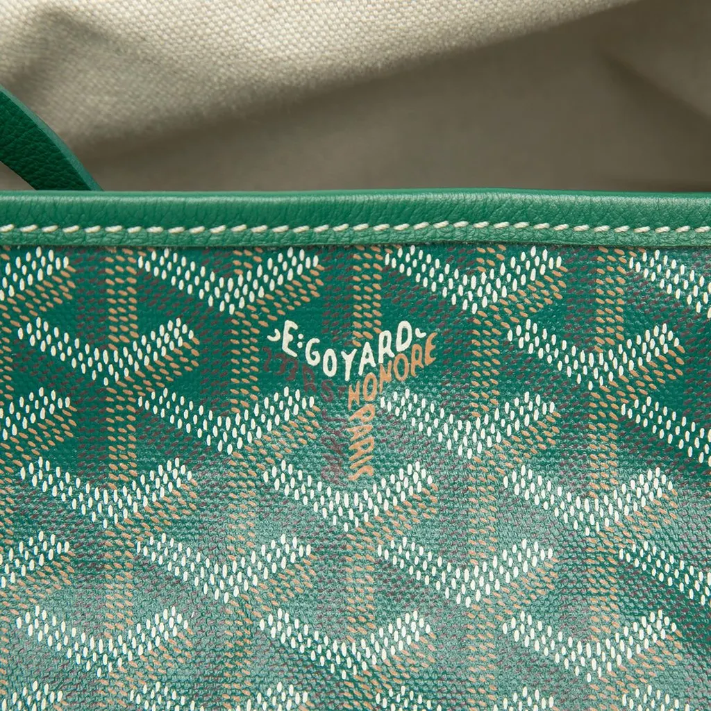 Goyard Goyardine Saint Louis PM Green Very good - Box View