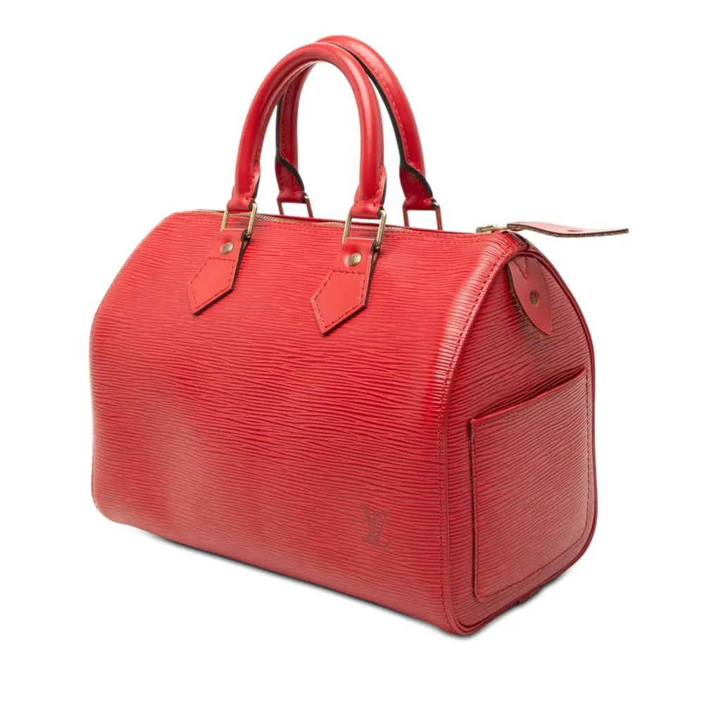 Louis Vuitton Epi Speedy 25 Red Leather Very good - Back View