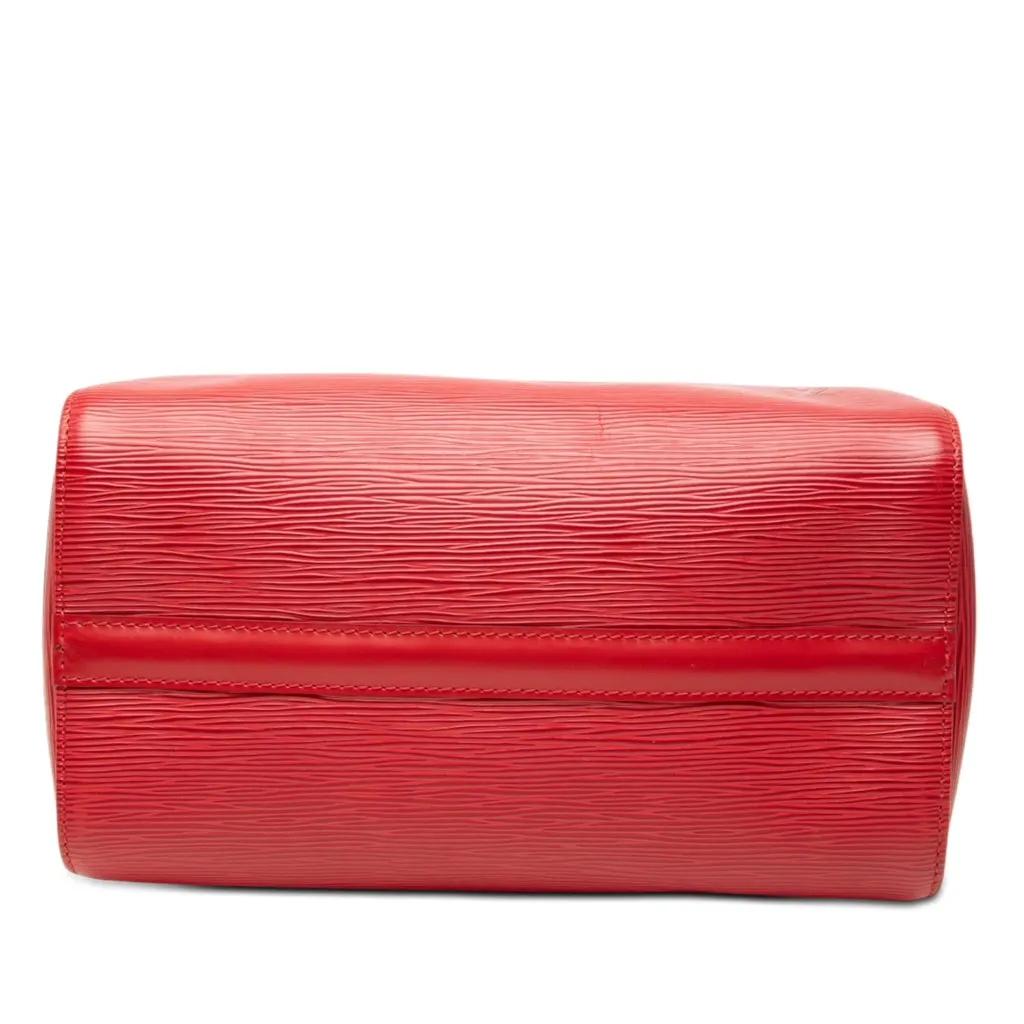 Louis Vuitton Epi Speedy 25 Red Leather Very good - Inside View