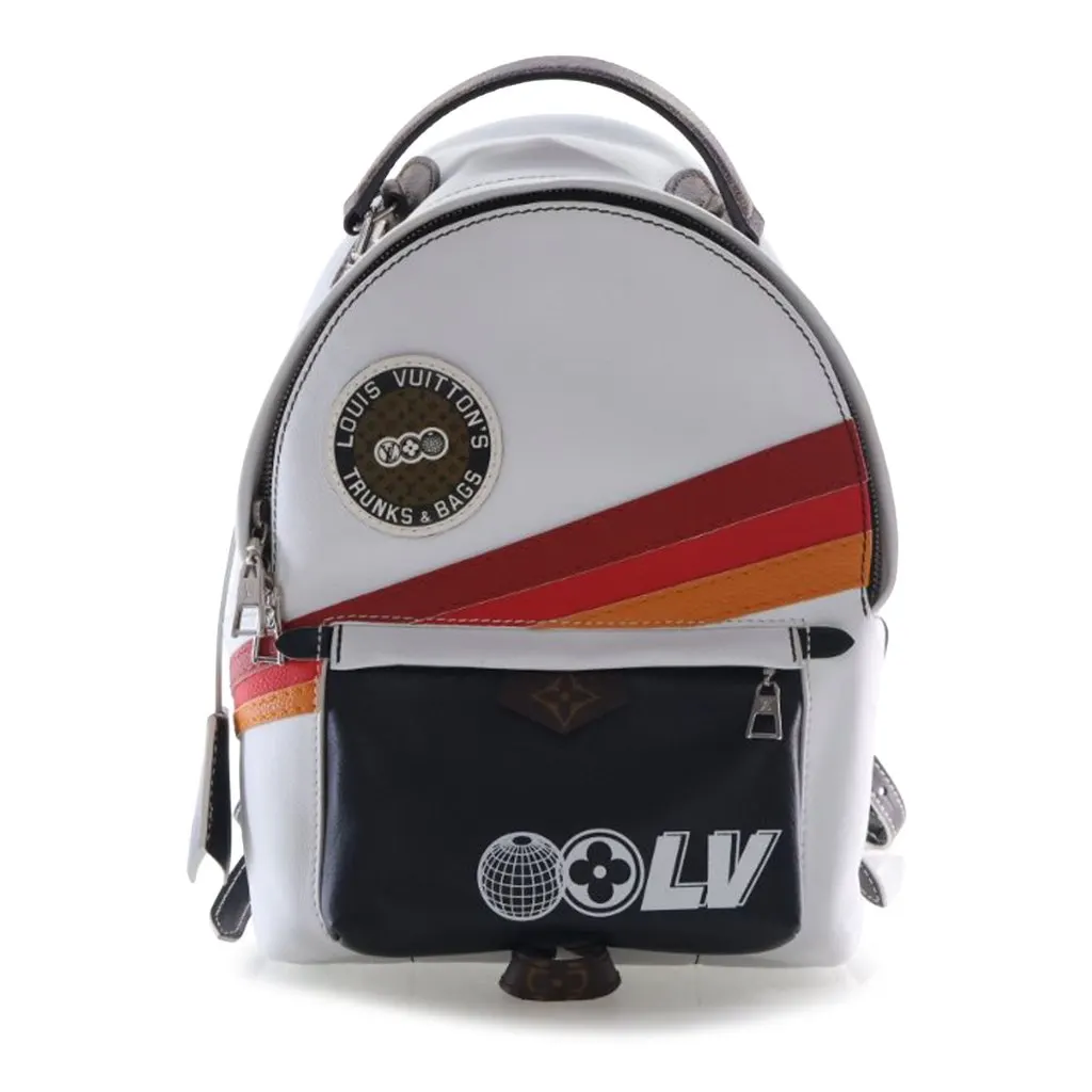 Louis Vuitton Calfskin Monogram Airline Palm Springs PM White Leather Very good - Front View
