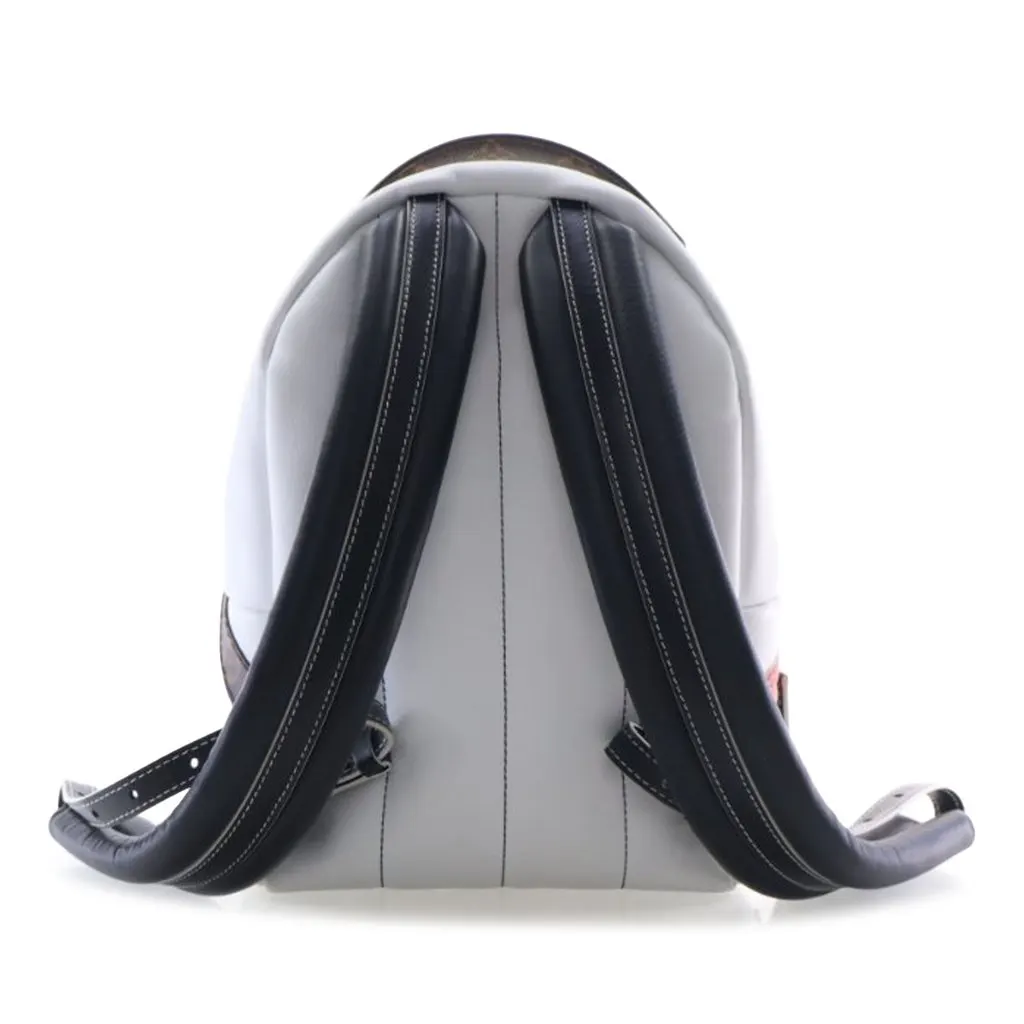 Louis Vuitton Calfskin Monogram Airline Palm Springs PM White Leather Very good - Back View