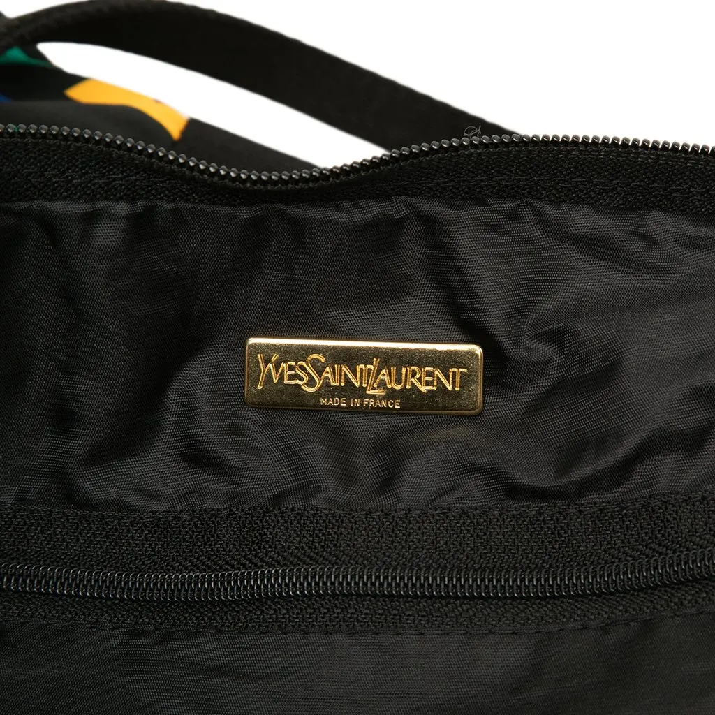Saint Laurent Printed Nylon Love Card Tote Black Polyamide Very good - Box View