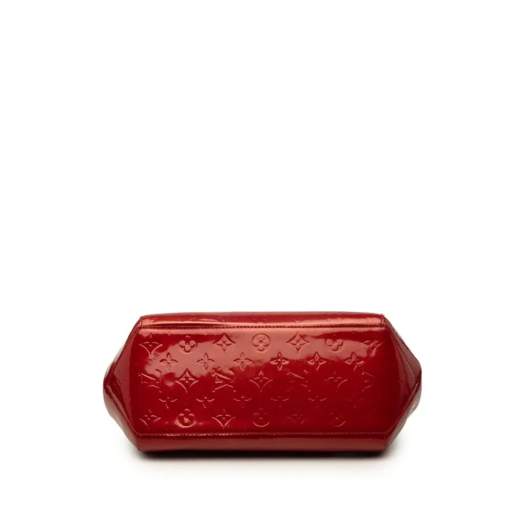 Louis Vuitton Monogram Vernis Sherwood PM Red Leather Very good - Inside View