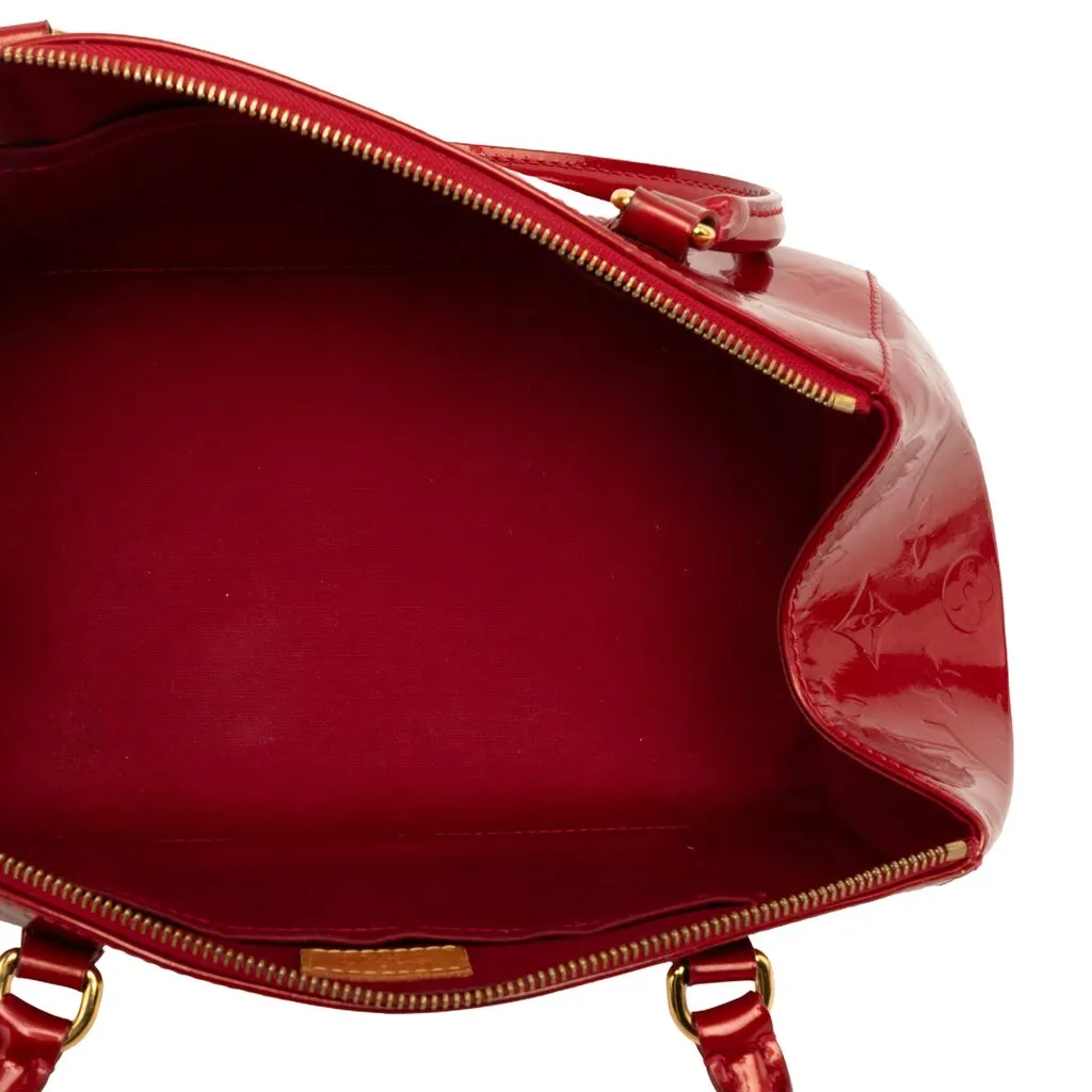 Louis Vuitton Monogram Vernis Sherwood PM Red Leather Very good - Model View