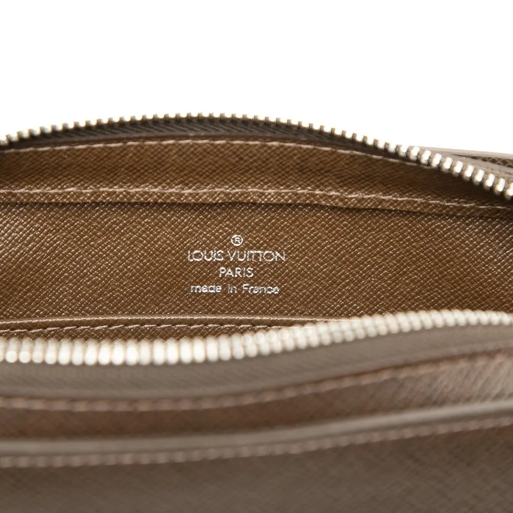 Louis Vuitton Taiga Pochette Baikal Brown Leather Very good - Box View