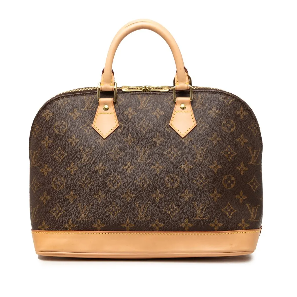 Louis Vuitton Monogram Alma PM Brown Very good - Front View