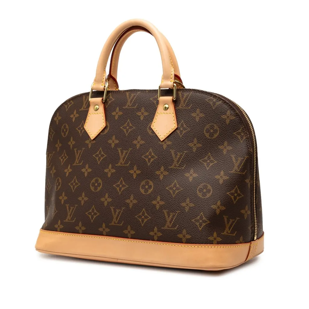 Louis Vuitton Monogram Alma PM Brown Very good - Back View