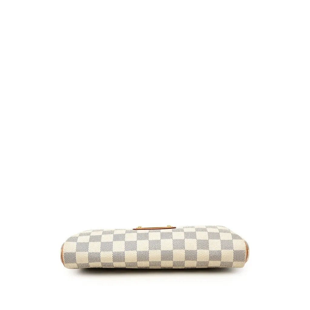 Louis Vuitton Damier Azur Eva White Canvas Good - Inside View
