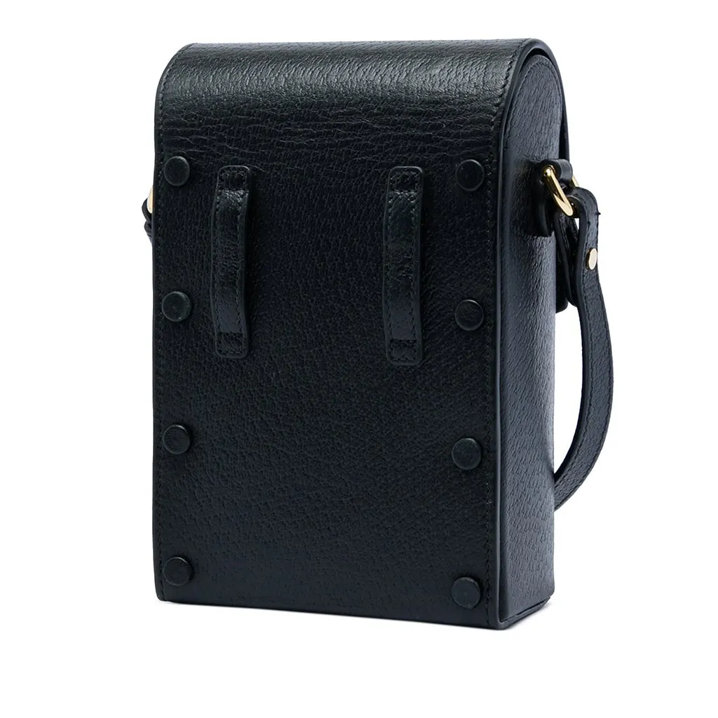 Gucci Mini Leather Horsebit 1955 Crossbody Black Leather Very good - Back View