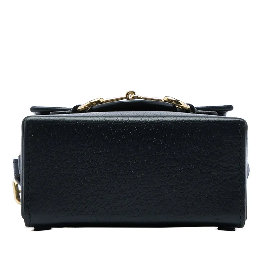 Gucci Mini Leather Horsebit 1955 Crossbody Black Leather Very good - Inside View