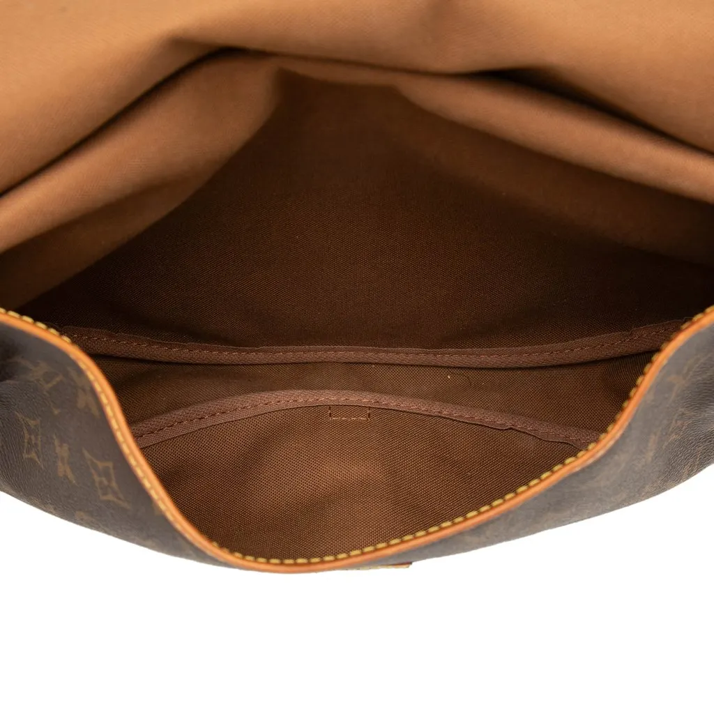 Louis Vuitton Monogram Saumur 25 Brown Canvas Good - Model View