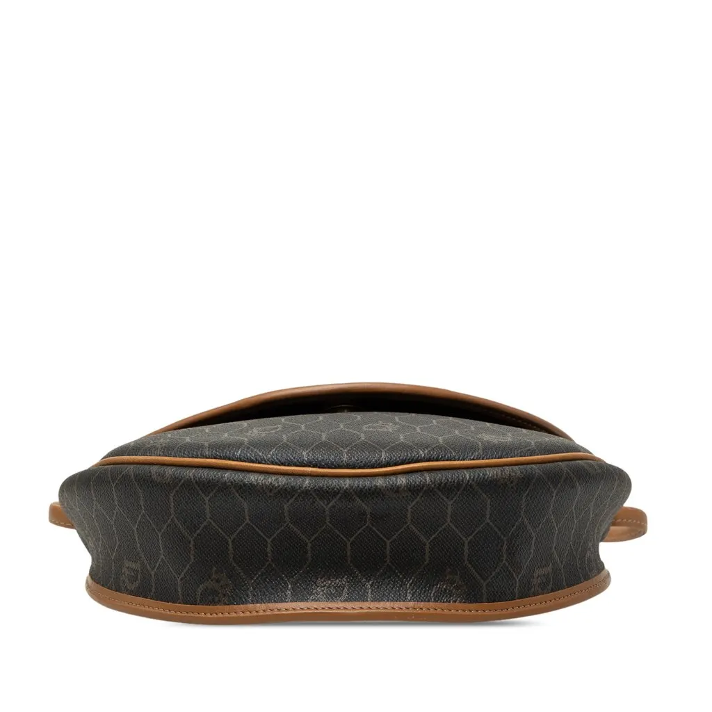 Dior Honeycomb Coated Canvas Crossbody Black Canvas Good - Inside View