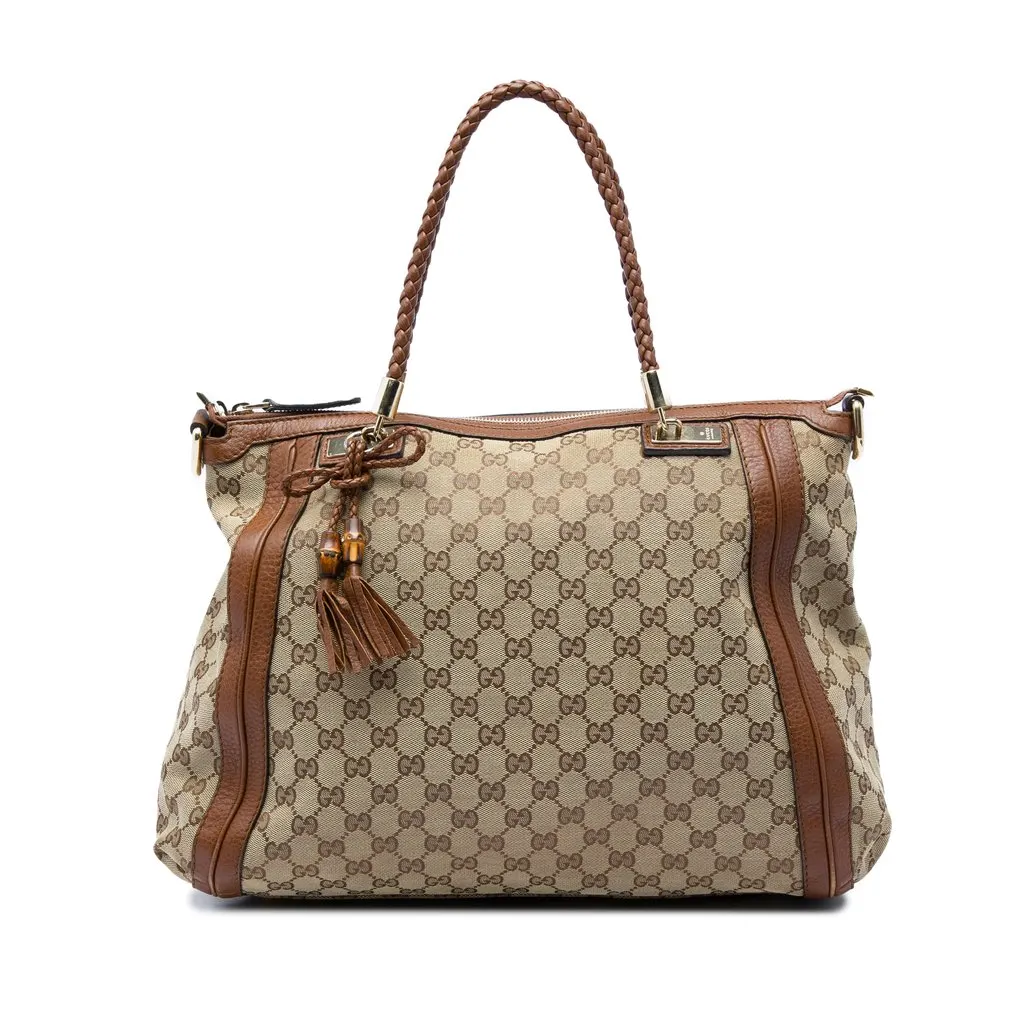 Gucci GG قماش Bella قابلة للتحويل حقيبة توت