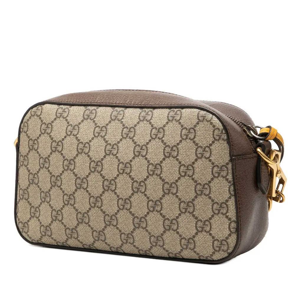 Gucci GG Supreme Web Neo Vintage Crossbody Beige Canvas Very good - Back View