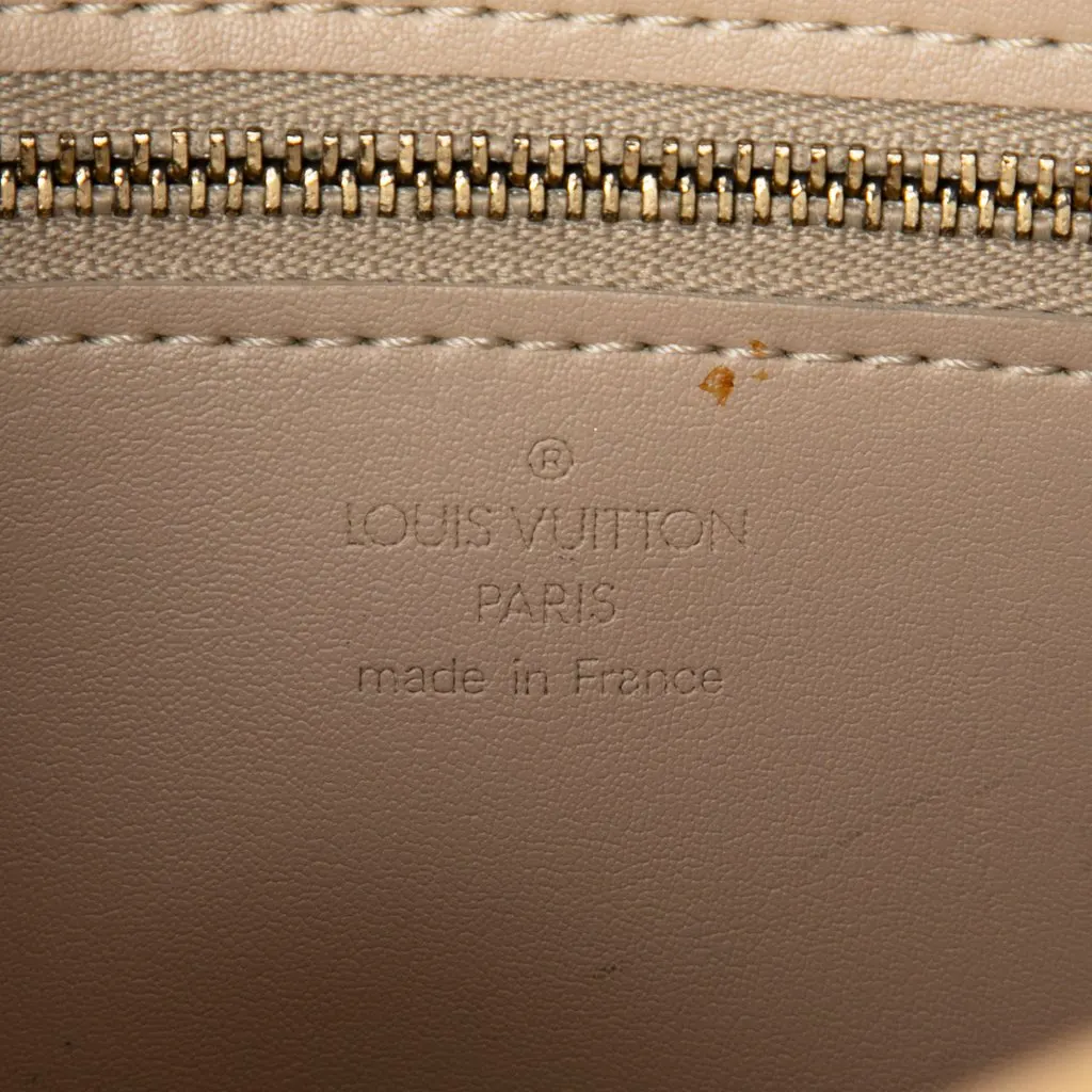 Louis Vuitton Monogram Vernis Christie GM Brown Leather Very good - Box View