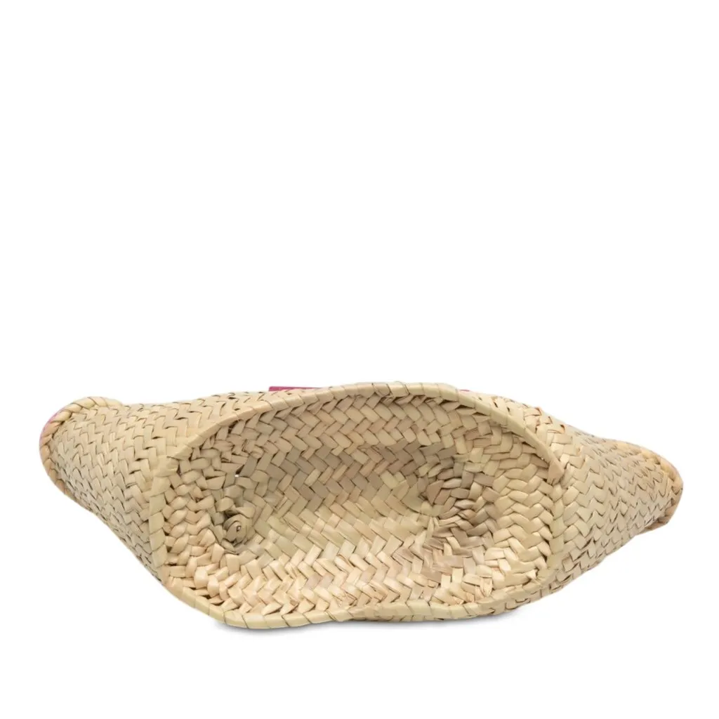 Jacquemus Le Panier Soleil Satchel Beige Rattan Very good - Inside View