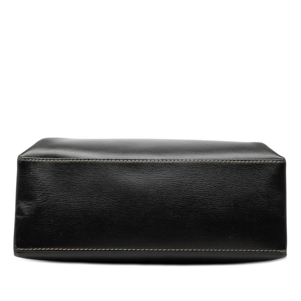 Loewe Bicolor Leather Velazquez Twist Top Handle Bag Black Leather Very good - Inside View