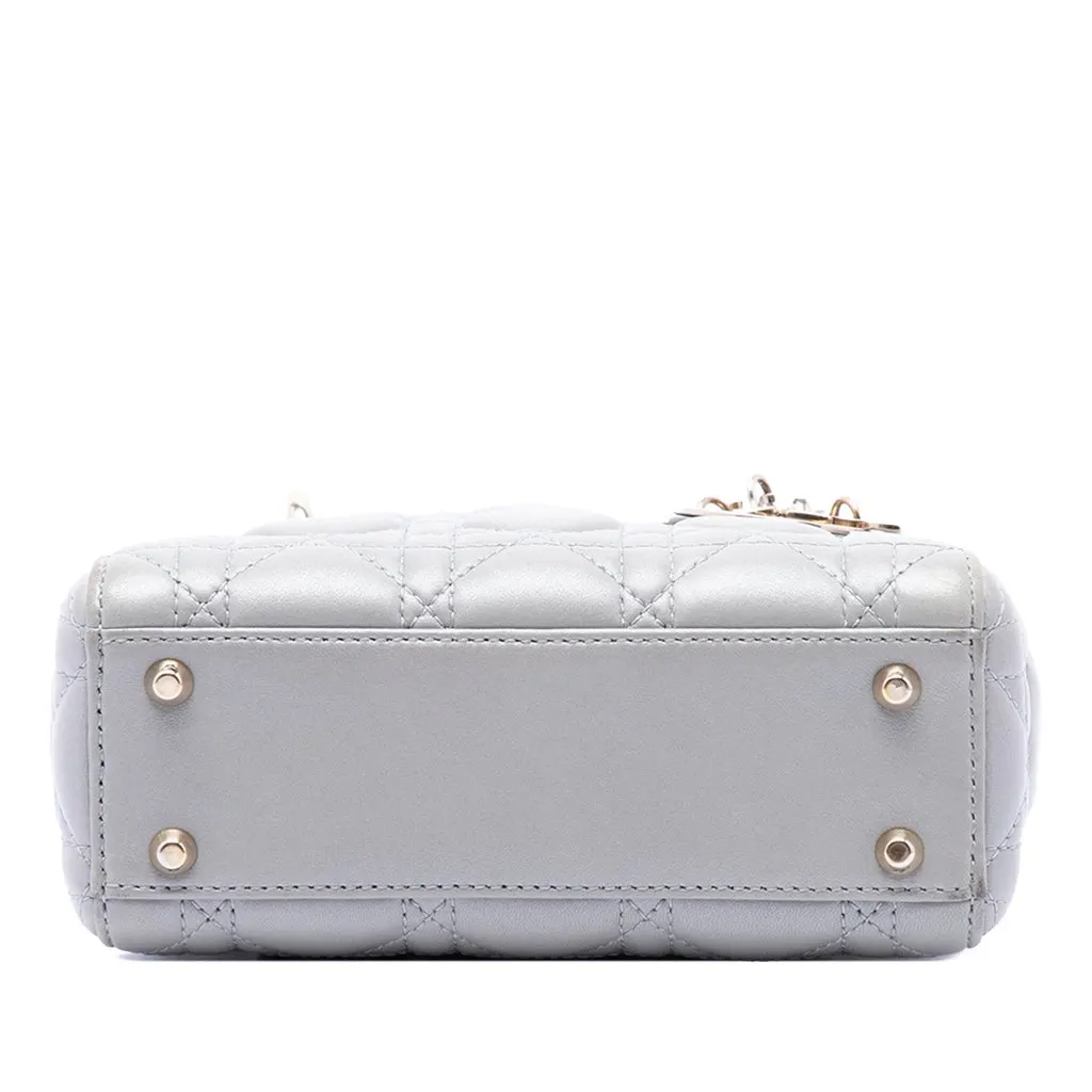 Dior Mini Lambskin Cannage Lady Dior MultiColor Leather Very good - Inside View