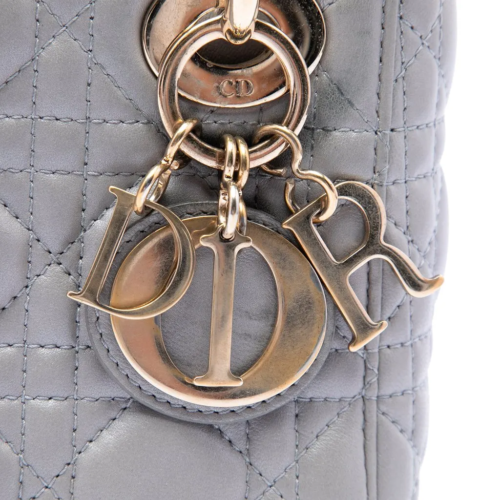 Dior Mini Lambskin Cannage Lady Dior MultiColor Leather Very good - Box View